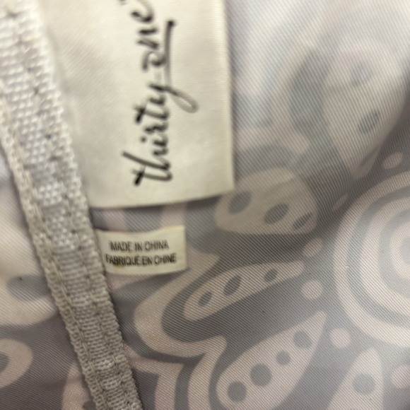 Thirty One Black & White Parisian Pop Tote Bag Paisley Parade 31 - Picture 10 of 13